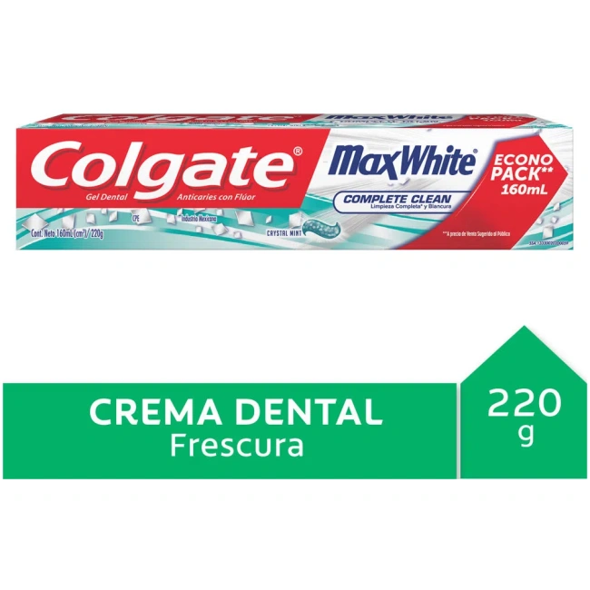 Colgate MaxWhite Complete Clean 220g