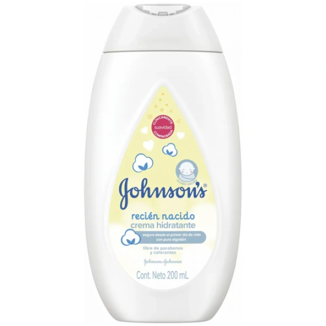 Johnsons Crema Corporal Hidratante Recién Nacido 200ml