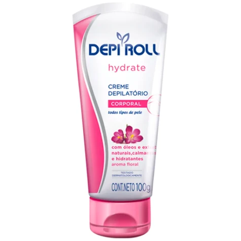 DEPI ROLL CREMA DEPILATORIA CORPORAL FLORAL 100 GRS.