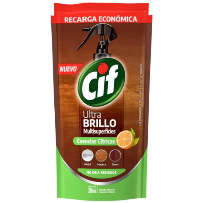 CIF ULTRABRILLO CITRICO DOY PACK