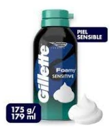 Gillette Foamy espuma de afeitar piel sensible175g