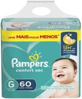 pampers confort sec g 60