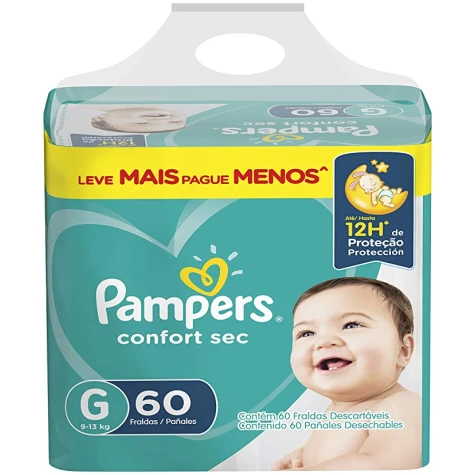 pampers confort sec g 60