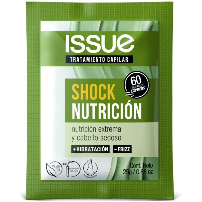 ISSUE TRATAMIENTO CAPILAR SHOCK NUTRICION 25G