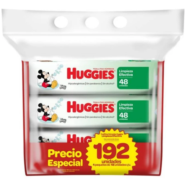 HUGGIES TH LIMP. EFECTIVA X192