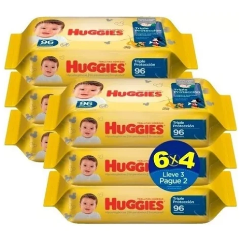 HUGGIES LIMPIEZA COTIDIAN 6X4