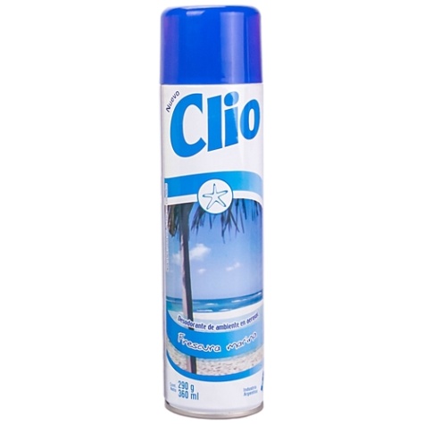 DESODORANTE DE AMBIENTE CLIO AEROSOL MARINA 360 ML.