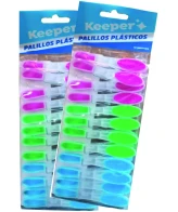 KEEPER PALILLOS PLASTICOS X12