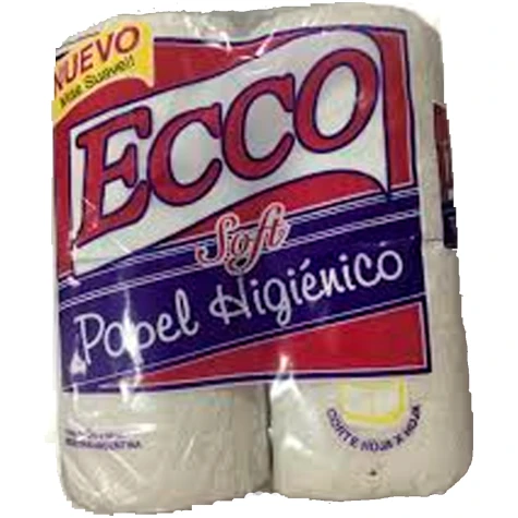 papel higienico ecco soft 4 rollos 30 metros