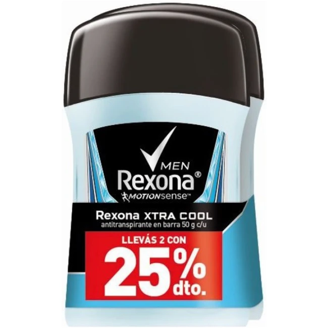 REXONA BARRA XTRA COOL X2