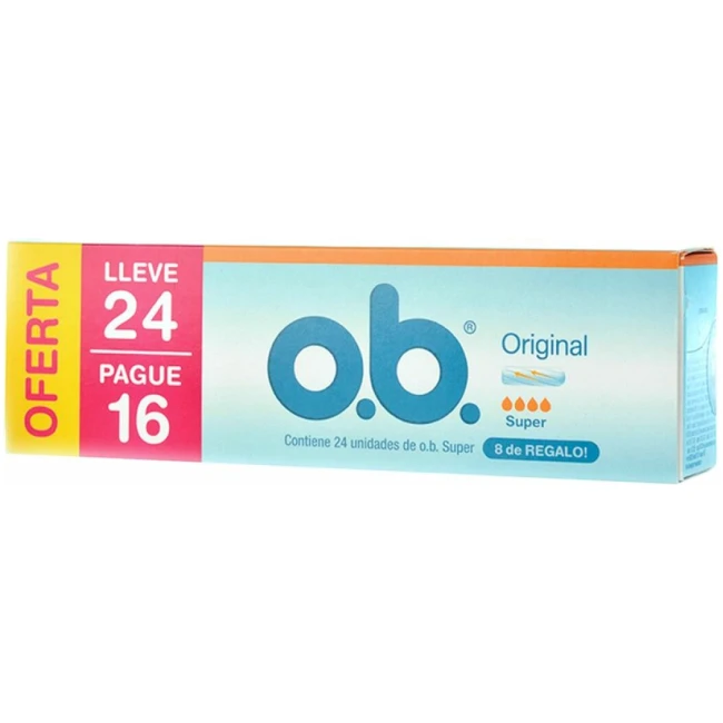 TAMPON OB SUPER 16+8