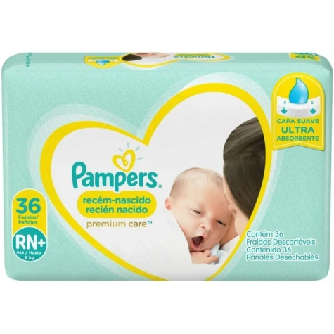 PAMPERS PREMIUM CARE RN+ 36