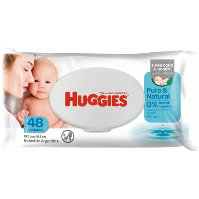 HUGGIES TOALLITAS RECIEN NACIDOX48