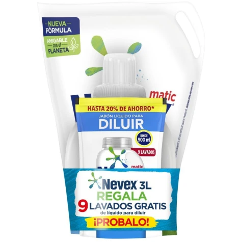 NEVEX 3LT+DOY PACK PARA DILUIR 900ML +BIDON