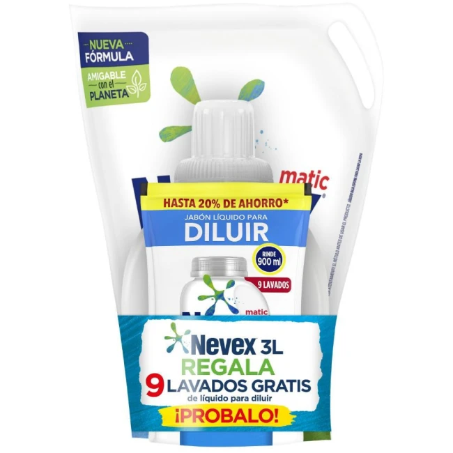 NEVEX 3LT+DOY PACK PARA DILUIR 900ML +BIDON