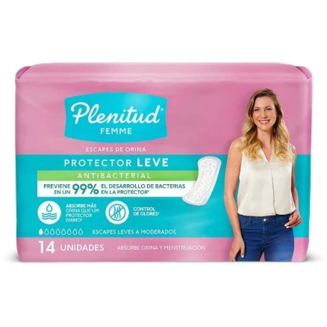 PLENITUD FEMME PROTECTOR DIARIO LARGO X14