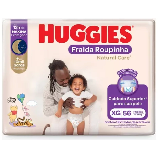 HUGGIES NATURAL CARE PANT XGX56