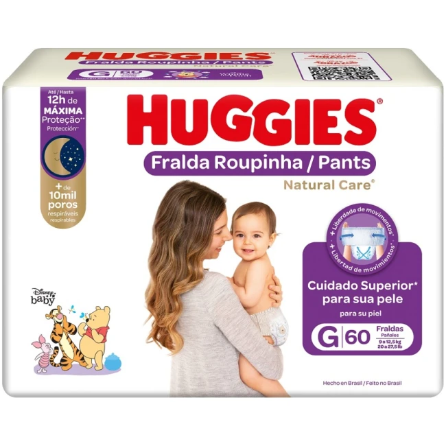 HUGGIES NATURAL CARE PANT GX60