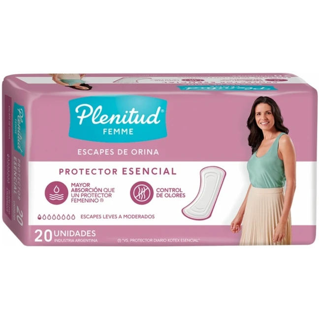 PLENITUD FEMME PROTECTOR DIARIO NORMAL X20