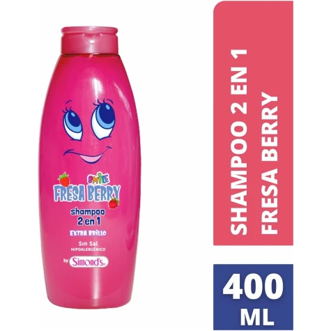 SHAMPOO SIMONS KIDS FRESA 400ML con descripcion