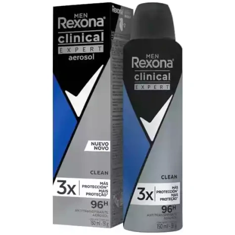 REXONA CLINICAL AEROSOL MEN 150ML FRESH