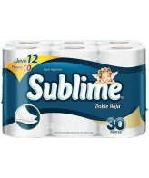 SUBLIME 12 ROLLOS 30M H DOBLE