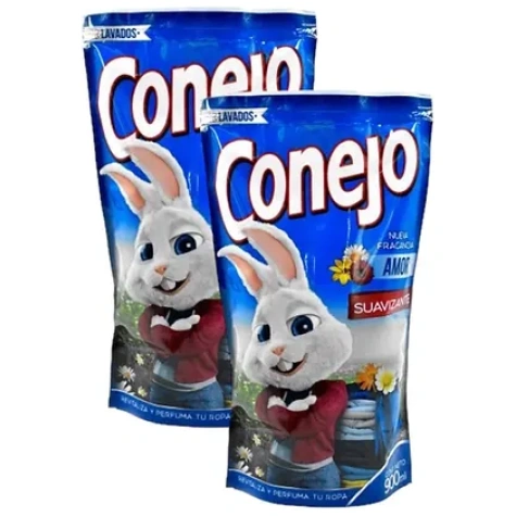 SUAViZANTE CONEJO DOY AMOR 900ML PACK X2