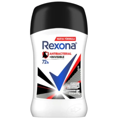 REXONA BARRA DAMA ANTIBACTERIAL INVISIBLE