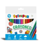 SYLVAPEN CRAYONES PLASTICO X12