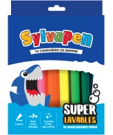 SYLVAPEN MARCADOR FINO SUPERLAVABLE X10