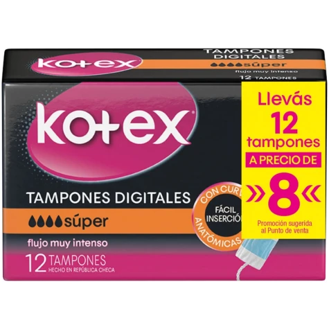 KOTEX TAMPON SUPER X12