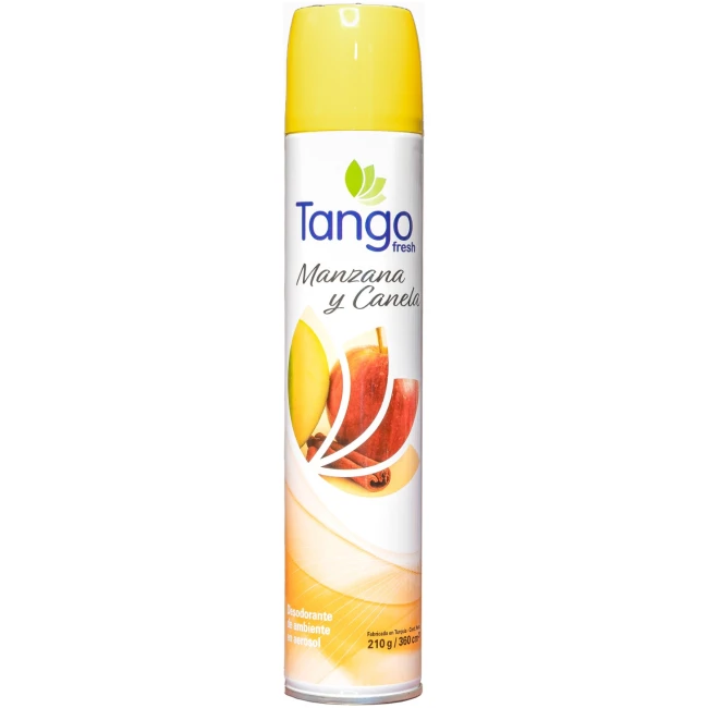 DESODORANTE DE AMBIENTE TANGO 360ML MANZANA Y CANELA