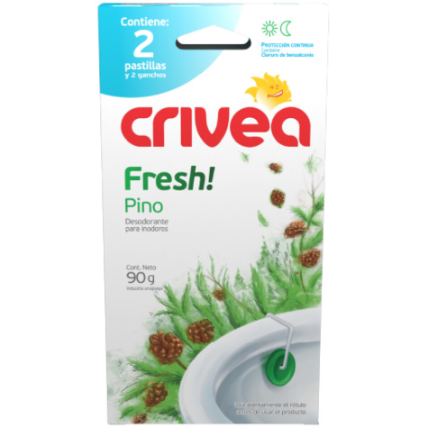 CRIVEA FRESH PASTILLA PARA INODORO PINO X2