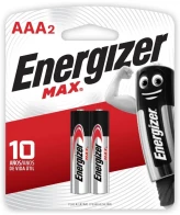 PILA ENERGIZER ALCALINA AAA X2