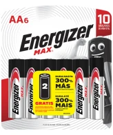 PILA ENERGIZER ALCALINA AA X6