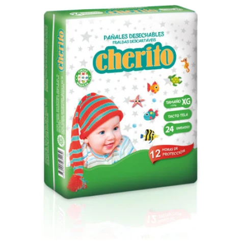 PAÑALES CHERITO XGX24