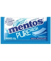 CHICLES MENTOS PURE FRESH MINT 5 N