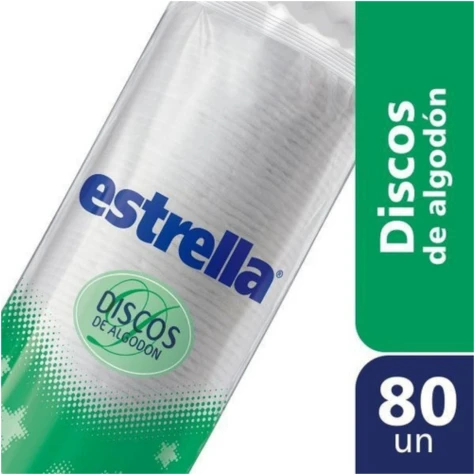 ESTRELLA DISCOS DESMAQUILLANTES X80