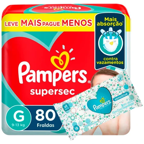 Pampers supersec Gx80 + Toalla