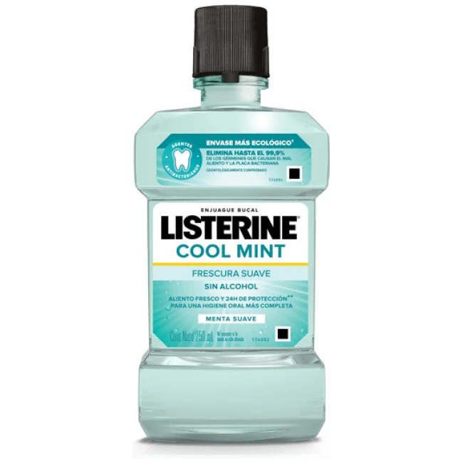 LISTERINE ZERO COOL MINT 250