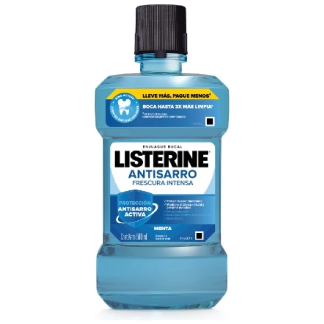 LISTERINE ANTISARRO 500ML