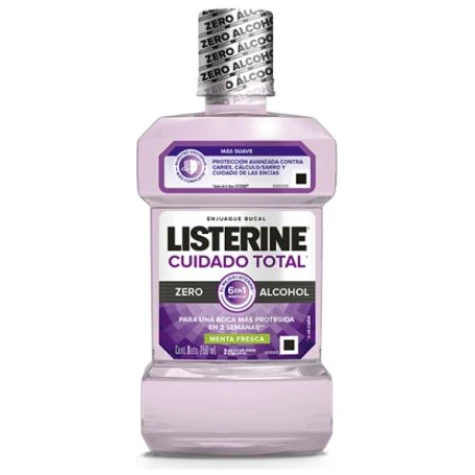 LISTERINE ZERO CUIDADO TOTAL 250ML