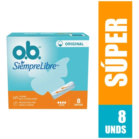 TAMPON O.B. SUPER X 8