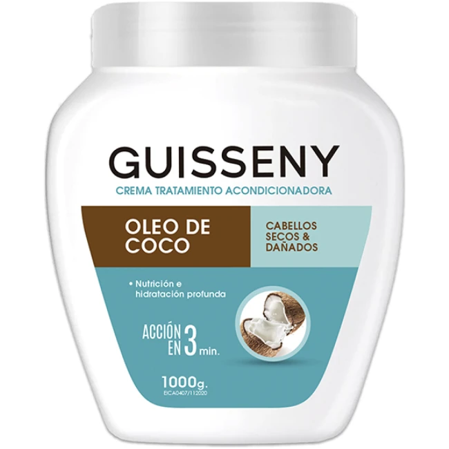 GUISSENY CREMA TRATAMIENTO OLEO DE COCO 1K