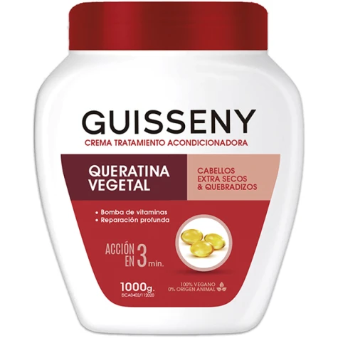 GUISSENY CREMA TRATAMIENTO QUERATINA VEGETAL 1K