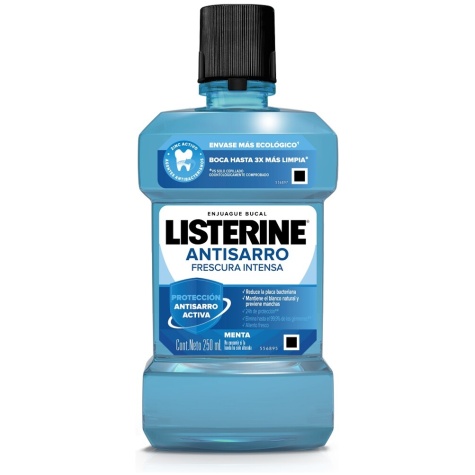 ENJUAGUE BUCAL LISTERINE ANTISARRO 250 ML.