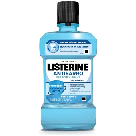 LISTERINE ANTISARRO ZERO 250