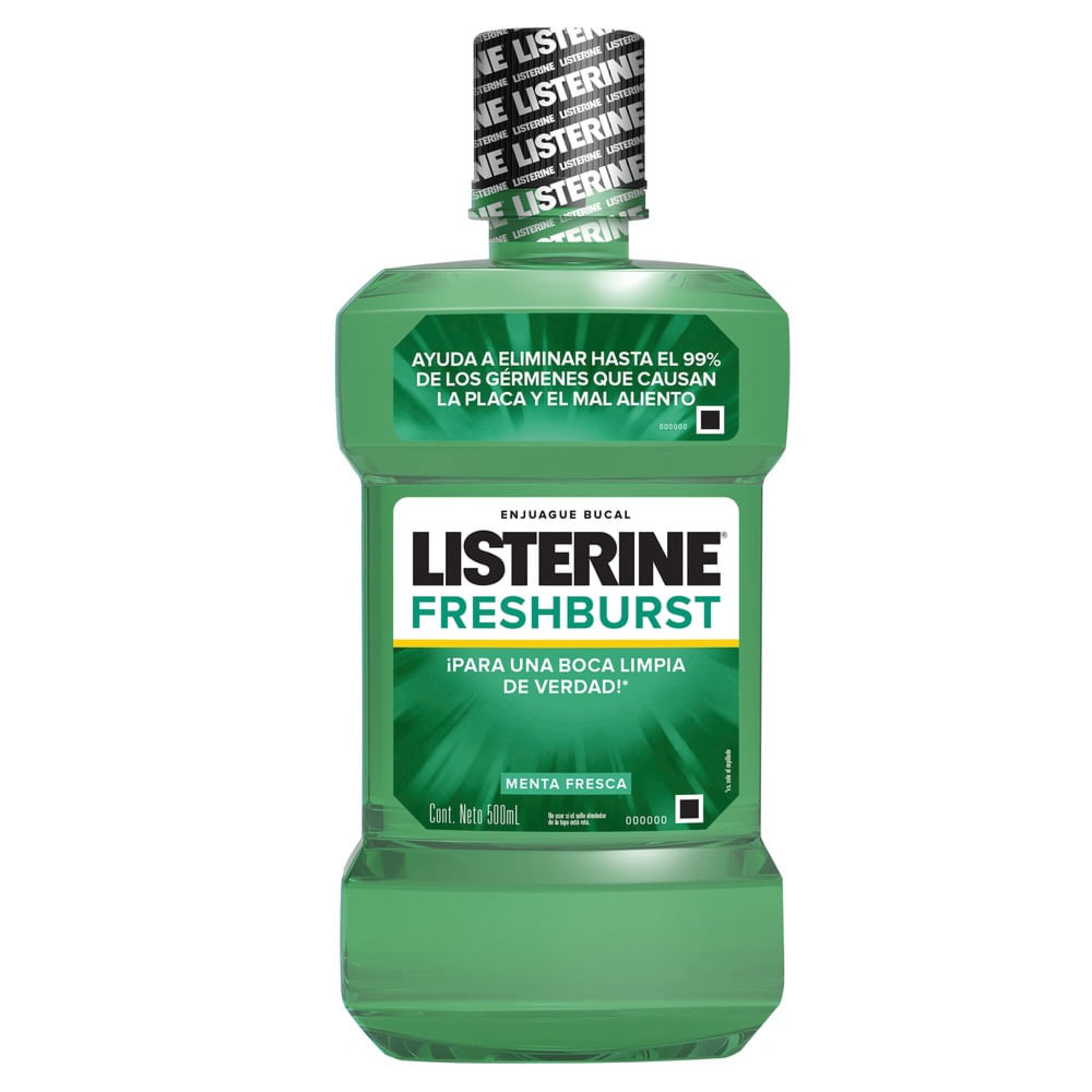 LISTERINE FRESHBURST 500ML - Pañalera Lua