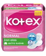 KOTEX ESENCIAL CON ALAS X8