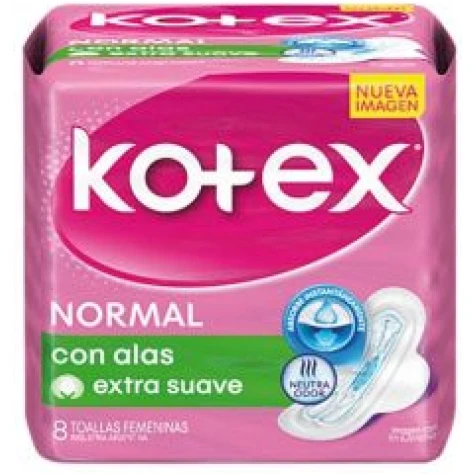 KOTEX ESENCIAL CON ALAS X8